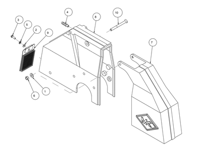 Section 12 Diagram and Parts List for MK-2013HE 155714 MK Diamond Concrete Saw